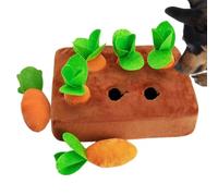 MAT Di Snuffle Di Carota - Mappe Di Addestramento Annusato Per Animali Domestici | Giocattolo Patch Di Carota Interattivo Non Slip | Interessante Cani Da Tappeto Giocattolo Peluche Per Cani Innovativo