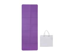 MAT Di Yoga Pieghevole - Mappe 'esercizio Da Viaggio | Tappeti Di Allenamento Pieghevole | Pad 'esercizio Resistente Alla Addensato Da 6 Mm Con Borsa Per Lo Stoccaggio Per Esercizi In