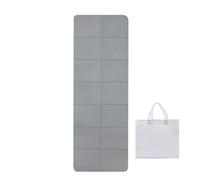 MAT di Yoga pieghevole - Mappeti per palestra portatile | Pad di esercizio addensato da 6 mm | Pad da yoga pieghevole resistente alla lacrime riutilizzabile con borsa per lo stoccaggio per esercizio d
