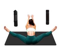 Mat di yoga - tappetino da 15 mm non slip per allenamento a | Pad di esercizio con per palestra per la per la per le donne Pilates Allungamento di stretching fitness training
