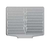 Mat Dry Stoviglie - Rack in silicone pieghevole | Protezione per lavello antiscivolo, cuscino di asciugatura resistente al calore per pentole Pans utensili in vetro, vassoio di risparmio di spazio per