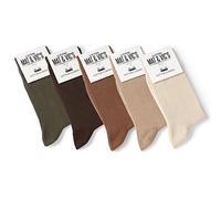 Mat & Vic's Calzini uomo, calzini donna - 5 paia, Earth Colors, 47-50