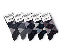 Mat & Vic's Calzini uomo cotone - traspiranti e antiodore - unisex - OEKO-TEX 100 - lavabili in lavatrice - 5 paia