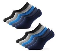 Mat & Vic's Fantasmini uomo - calzini Fantasmini uomo cotone - calze corte - invisibili sneaker unisex traspiranti OEKO-TEX 100-35 36 37 38 39 40 41 42 43 44 45 46-10 paia