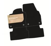 MAT10 Green Edition - Tappetini per VW Polo 6, in velluto riciclato, set di 4 tappetini per auto, 100% Made in Germany, qualità OEM | Polo VI (anno di costruzione 2017-2021, tipo AW)