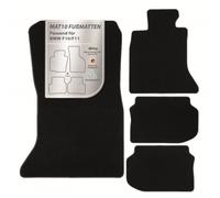 MAT10 - Tappetini per auto adatti per BMW F10 / F11 (BJ 03/2010-06/2013) in velluto, set di 4 tappetini per auto, di lunga durata, qualità OEM Made in Germany