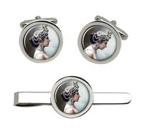 Mata Hari Gemelli E Fermacravatta Set