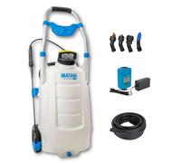 Matabi - Spruzzatore Elettrico Evolution 30 LTCS - Carrello da 30L - Controllo Elettronico - Uso Versatile in Orto e Giardino - Pompa e Ugelli Specializzati - Prodotto in UE