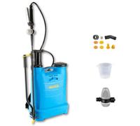 Matabi Evolution 12 - Spruzzatore 12 L - Regolatore e Maniglia Inox | Pompa manuale per erbicida e insetticida - lancia in fibra di vetro - tubo 1,3 m - set ugelli - zaino irroratore
