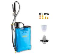 Matabi - Evolution 16 Spruzzatore a Zaino - Capacità 16 Litri - Maniglia Inox - Ugelli Versatili - Uso Professionale - Regolatore di Pressione - Ideale per oltre 400m² - Prodotto in UE