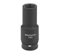 MATADOR, 7481 0110, Power-socket, lungo, 12,5 (1/2): 11 x 78 mm