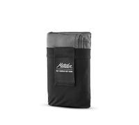 Matador Coperta tascabile 4.0 - nero (posti 2 - 4); coperta da picnic leggera con pioli; coperta da picnic pieghevole per sedersi a secco; tappetino da spiaggia senza sabbia e coperta da festival per