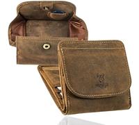 Matador Marca Portamonete Uomo Pelle #VIENNA Piccolo Marrone Cacciatore