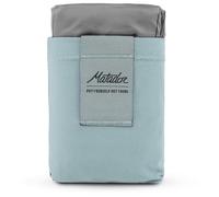 Matador - Pocket Blanket 4.0 - Coperta per picnic 160 x 110 cm grigio/turchese