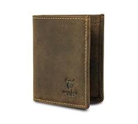 MATADOR Slim Wallet Chicago - Portafoglio piccolo con scomparto portamonete e protezione RFID - Porta carte di credito per uomo - Custodia in vera pelle - Mini portafoglio - inclusa scatola regalo,