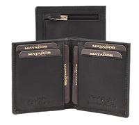 MATADOR Slim Wallet Chicago - Portafoglio piccolo con scomparto portamonete e protezione RFID - Porta carte di credito per uomo - Custodia in vera pelle - Mini portafoglio - inclusa scatola regalo,