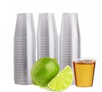 Matana 60 Bicchieri da Shot in Plastica Rigida, Bicchierini, 30ml - Shottini Bicchieri - Resistenti e Riutilizzabili - Compleanni, Matrimoni, Natale, Barbecue, Feste