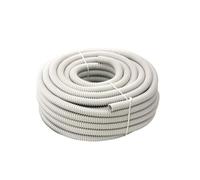 MATASSA 20 METRI GUAINA SPIRALATA Ø25MM FLESSIBILE COLORE GRIGIO