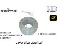 MATASSA 305 MT METRI CAVO DI RETE UTP CAT 5E LAN ETHERNET M BOBINA 5 E INTERNET