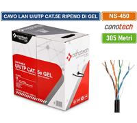 MATASSA 305MT CAVO DI RETE U/UTP CAT.5E RIPIENO DI GEL 100% RAME