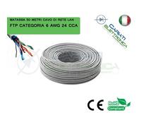 MATASSA 50 METRI 50M MT FTP CAT.6 SCHERMATA CAVO DI RETE LAN