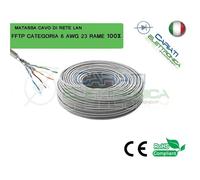 MATASSA 50 METRI 50M STP SFTP FFTP CAT.6 SCHERMATA CAVO DI RETE LAN IN RAME