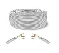 MATASSA 50 MT METRI CAVO DI RETE CAT 6 UTP BIANCO LAN ETHERNET INTERNET ADSL