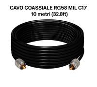 MATASSA CAVO COASSIALE RG58U CON PL259 CONNETTORI CABLATO