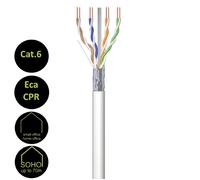 Matassa CAVO DI RETE LAN F/UTP Cavo Cat.6 CCA 305m Rigido PVC Grigio EWENT - AL