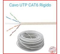 Matassa Cavo Ethernet CAT 6 Rete Lan Internet Adsl Fibra Router Rj45 Bobina Filo