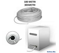matassa cavo ethernet di rete lan utp cat 5e 20 50 100 305 m metri
