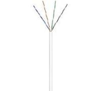 Goobay 94964 CAT 6 Cavo di Rete Matassa, U/UTP, Bianco, 100m Lunghezza