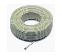 MATASSA DA 100MT CAVO TELEFONICO 4C PIATTO CON RIVESTIMENTO COLORE AVORIO 31424