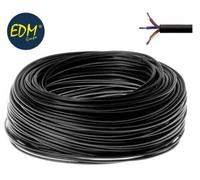 MATASSA ROTOLO DI CAVO CAVETTO ELETTRICO NERO 25 METRI CON FILI DA 3X1 mm
