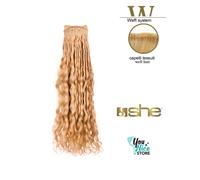 She Matassa tessitura extension 40-45 cm capelli veri umani ricci 100gr natural