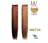 She Matassa tessitura extension 50-60 cm Capelli veri umani tessuti lisci 100 gr