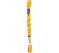Matassina Mouline DMC 5, (25m/27,3yd) per ricamo a puntocroce NON DIVISIBILE (725 - giallo)