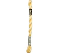 Matassina Mouline DMC 5, (25m/27,3yd) per ricamo a puntocroce NON DIVISIBILE (744 - giallino)