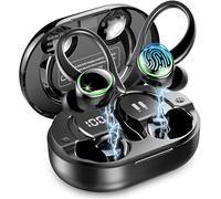 Matast Cuffie Bluetooth, Mpermeabile Cuffiette, Ore Cuffie Wireless In Ear Cancellazione Rumore ENC e 4 HD Mics, Auricolari Bluetooth Sport con HiFi Stereo, Cuffie Senza Fili con LED Display