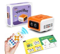 MatataStudio VinciBot - Robot programmabile per bambini a partire da 8 - 12, kit di costruzione con Scratch & Python, programmazione elettronica telecomandata, robot educativo STEM