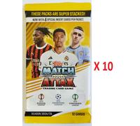 Match Attax Champions League 2024-25 Lotto 10 Bustine Cards