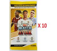 Match Attax Champions League 2024-25 Lotto 10 Bustine Sneak Peak Cards