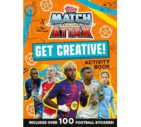 Match Attax Get Creative Sticker Activity Book: Unleash your footy fandom and action-packed imagination with fun activities! New for 2026, the perfect companion to the 2026 World Cup!