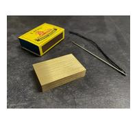 Match-Box Penetrazione Trucchi Magici Ago Attraverso Blocco Ottone Mago Primo Piano Illusioni Gimmick Puntelli Fase Magia