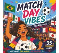 Match Day Vibes: An Adult Soccer Coloring Book with Bold Easy Coloring Fun
