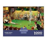 Match del Campionato del Snooker Club Puzzle in Legno Impermeabile Puzzles Da 1000 Pezzi Regali Per Adulti Divertenti Giochi Di Impegnativi