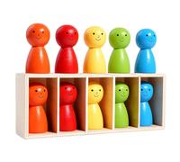 Match - Gioco di colori per bottiglie - 2,36 x 1,18 in gioco di abbinamento di memoria | divertenti giochi da tavolo, attività educative e divertenti, girando bottiglie per viaggi, serate all'aperto