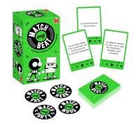 Match My Beat - Il Gioco Musicale da Party con 200 Canzoni e 400 Scenari - Gioco di Carte per Adulti, Teenager, Feste e Famiglie - Abbina Canzoni Iconiche a Situazioni Ironiche - Per 3+ Giocatori