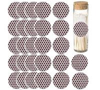 Match Striker Paper Circle Match Striker Adesivi Bumble Pattern Match Strike Paper con adesivo pre-tagliato in cerchi per una facile partita illuminazione progetti artigianali