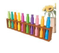 Match The Bottle Color Game - Gioco educativo per l'allenamento della memoria, gioco da tavolo per l'abbinamento di bottiglie in famiglia, per viaggi, campeggio, vacanze, aule, cortile, spiaggia